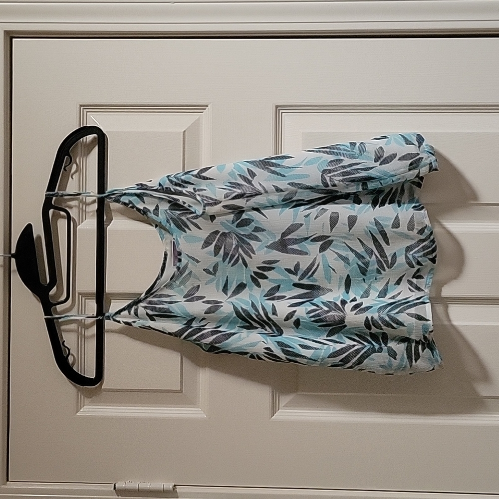 Carlson sleeveless silky blouse